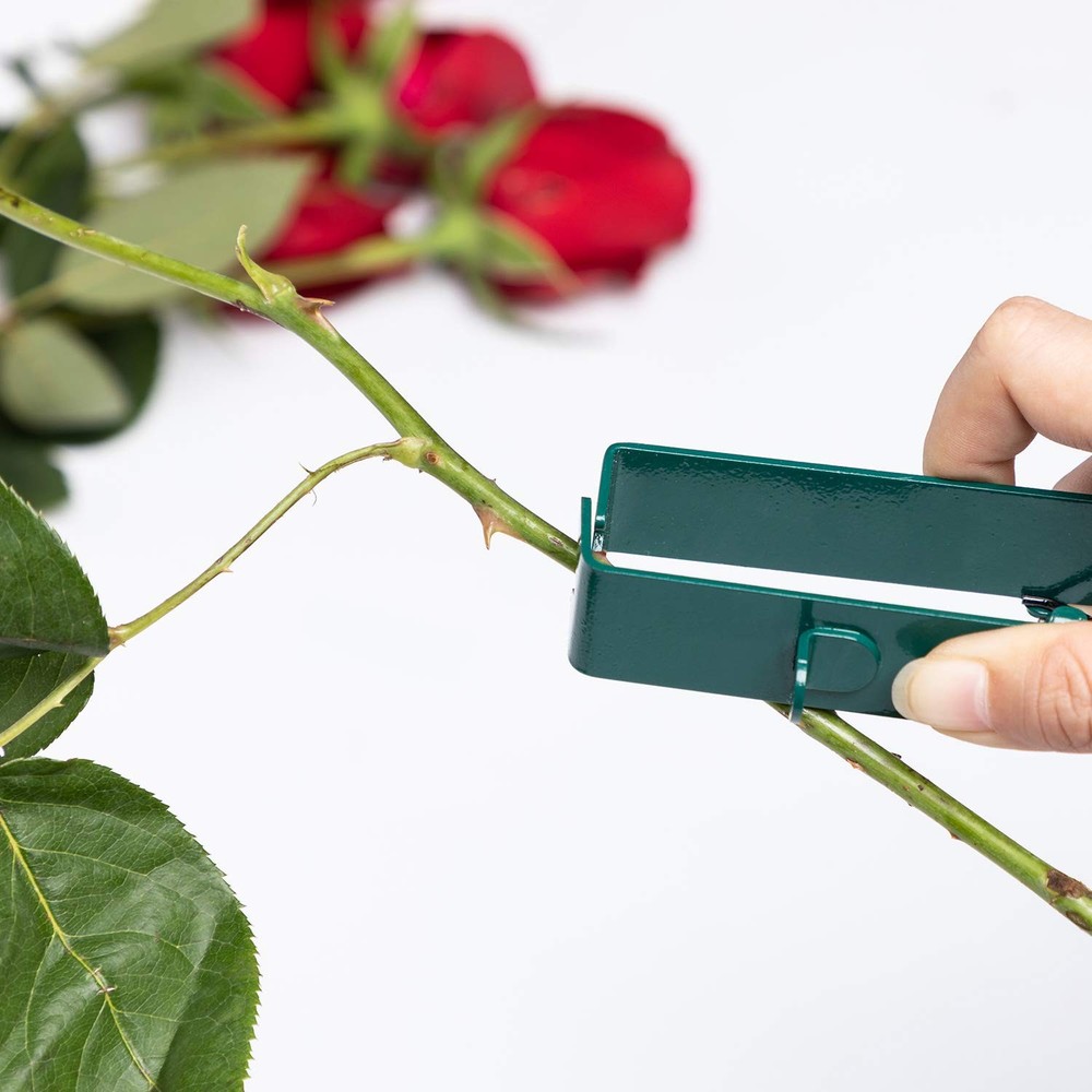 Rose Thorn Stripper Tool, Metal Leaf Tools Green