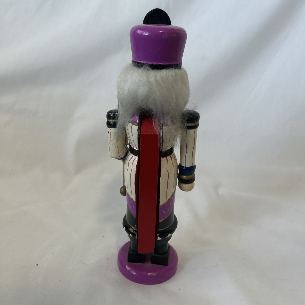 10" Purple Christmas Nutcracker