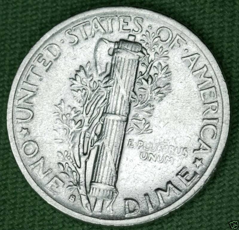 1945-s Mercury Dime. Error. Micro "s" Mint Mark. High Grade (Inventory A)