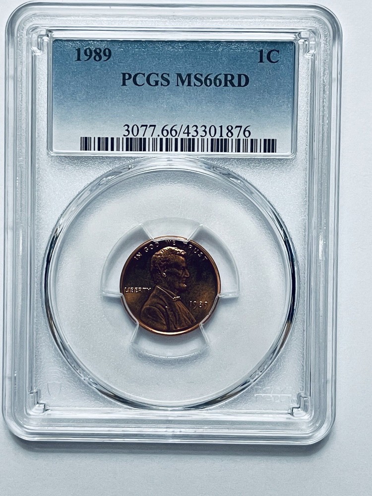 1989 Lincoln Memorial Reverse Cent PCGS MS66RD