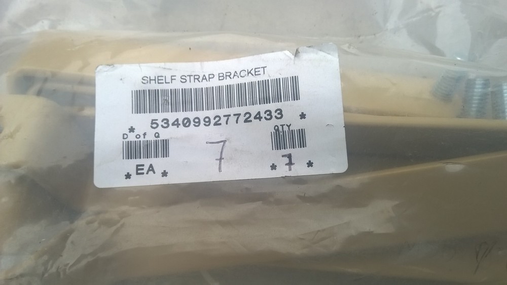 MILITARY VEHICLE SHELF STRAP BRACKET