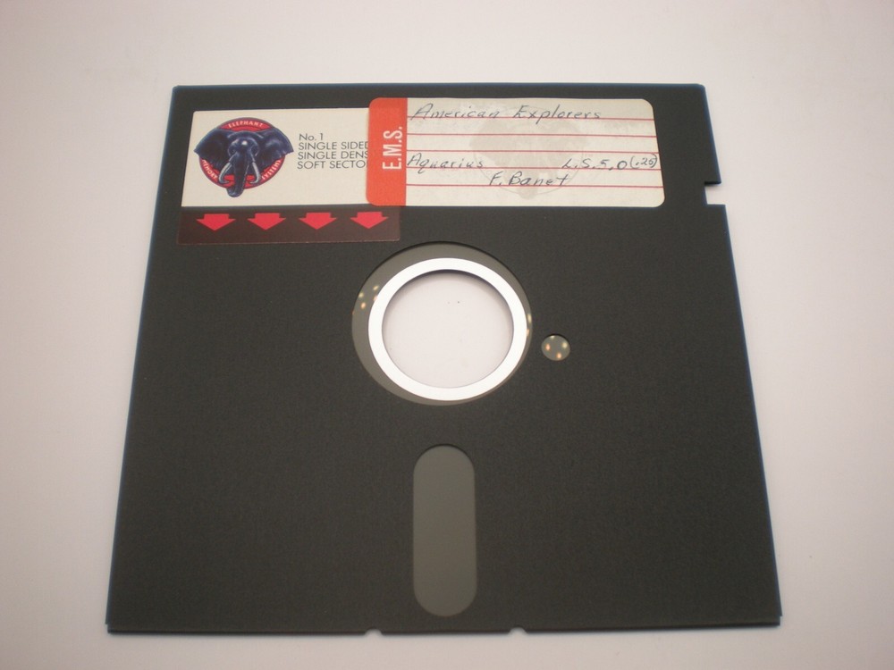 Vintage Elephant Memory Systems No.1 Single Sided Density Soft Sector Diskette