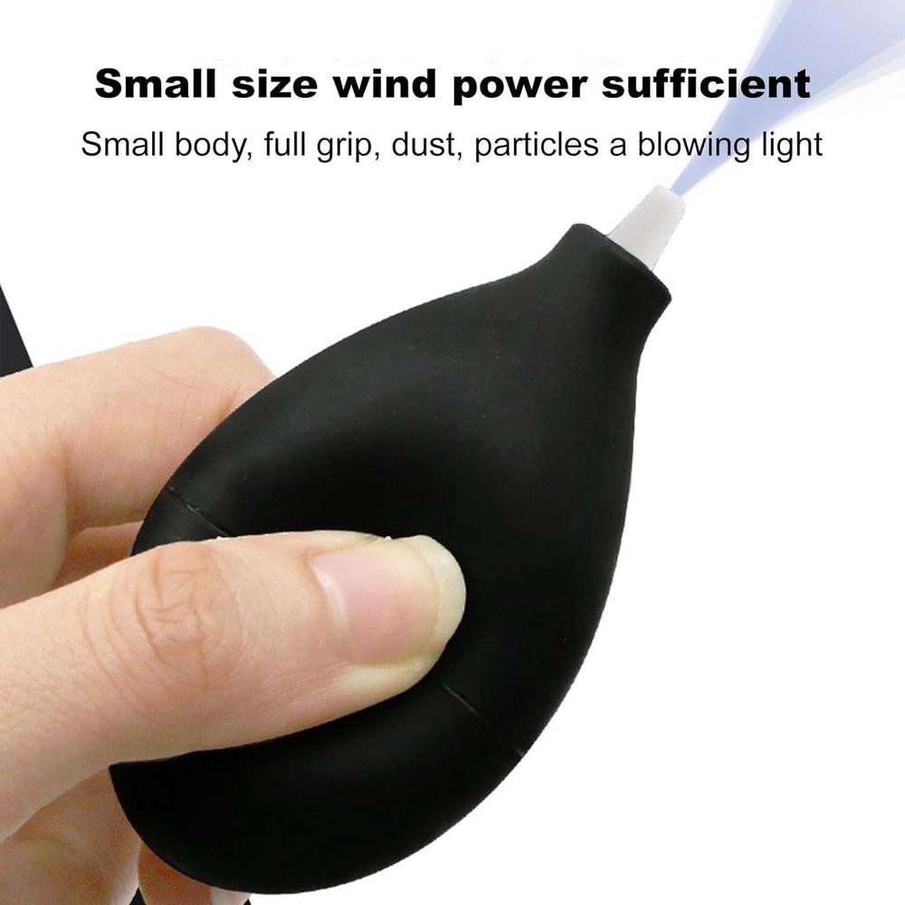 1Pc Portable Black Compressed Air Duster for Electronics & Computer Cleaning