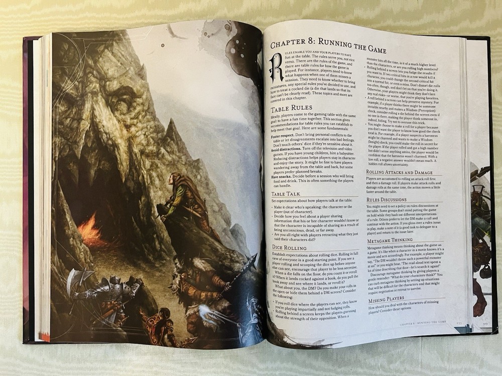 DUNGEON MASTER'S GUIDE 2014 Dungeons & Dragons 5e D&D 5th Edition Core Rulebook