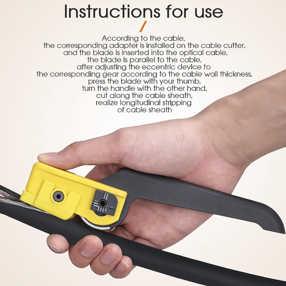 Fiber Optic Cable Stripping Knife KMS-K Longitudinal Cable Cutter Cutting Tool