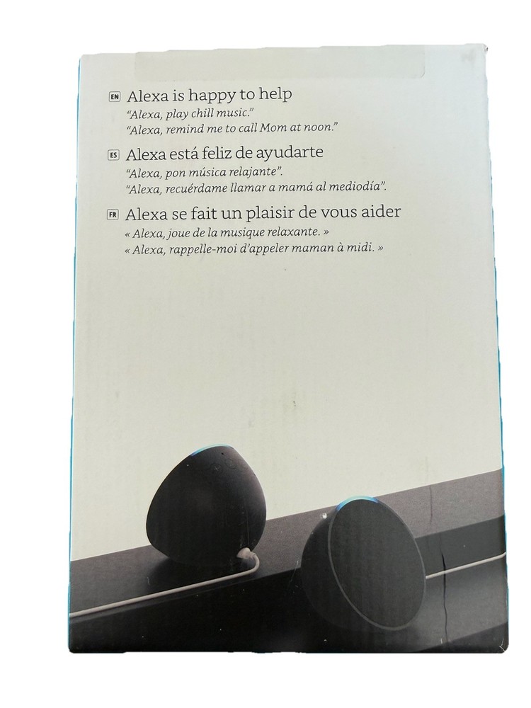 NEW SEALED Amazon Echo Pop Compact Bluetooth Smart Speaker with Alexa - Charcoal