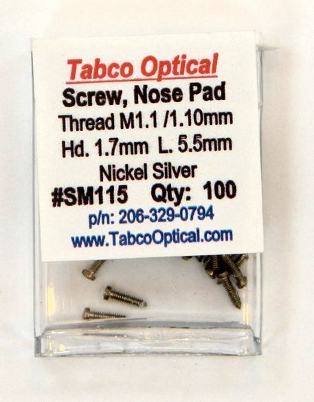 Nose pad Screw 1.1mm Thread #SM115