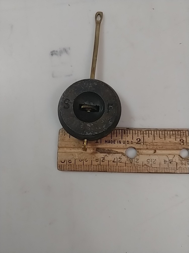 WATERBURY MANTLE CLOCK ADJUSTABLE PENDULUM BOB