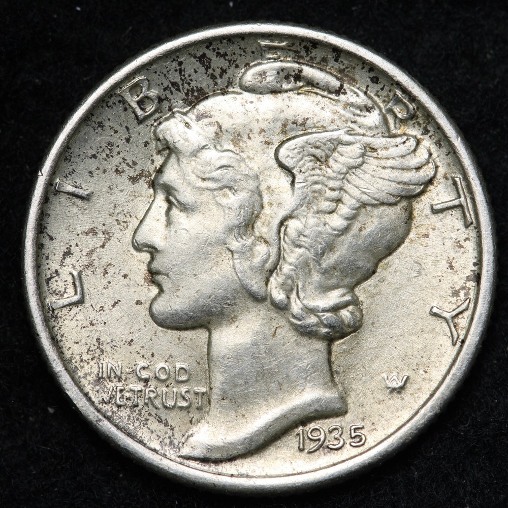 1935 Mercury Silver Dime CHOICE UNC *UNCIRCULATED* MS E258 SSF