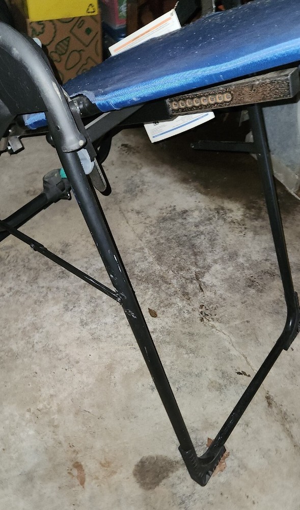 Teeter Hang Ups Inverson Table Blue Back Relief Tool Machine