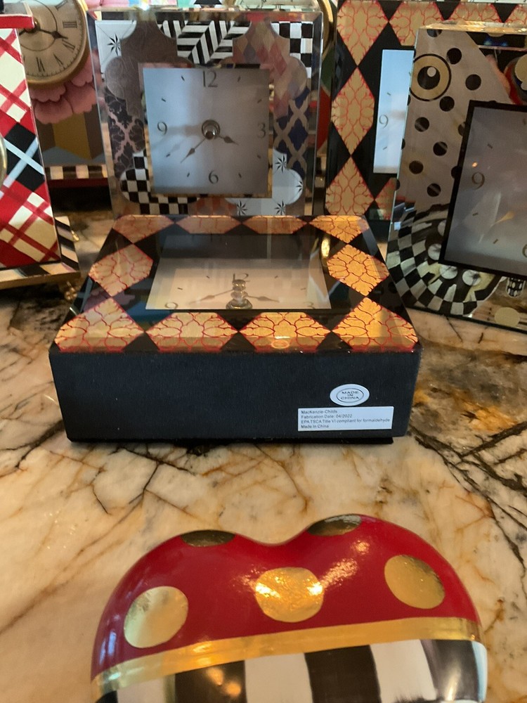 MacKenzie-Child’s Evenfall Desk Clock