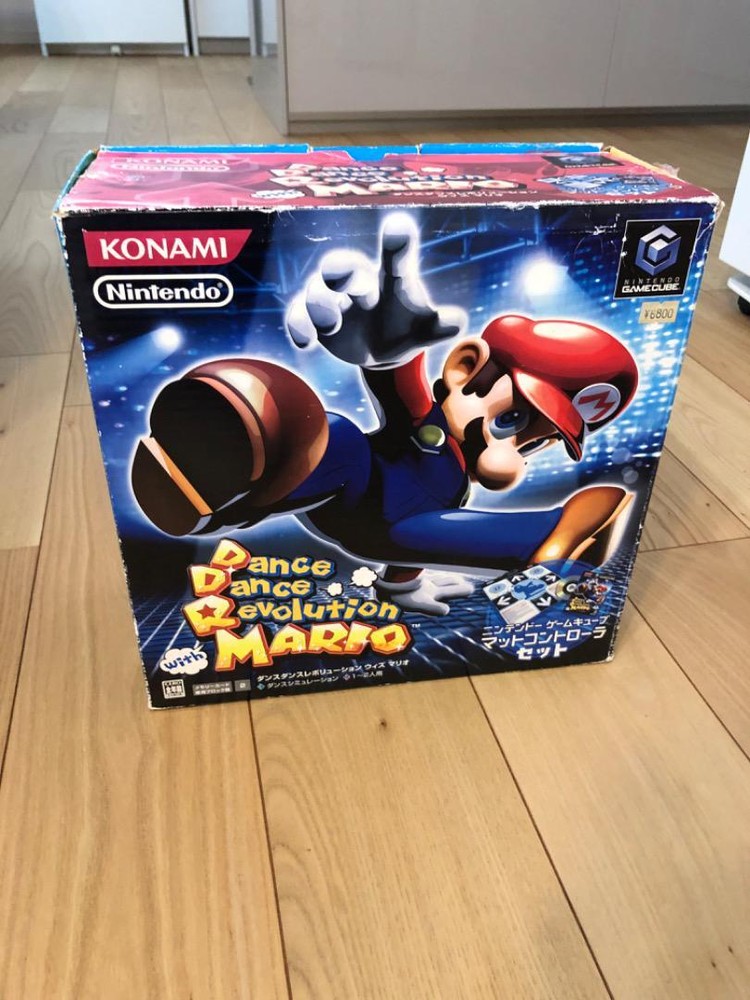 Dance Dance Revolution Mario GameCube Mat Pad Controller Mix Bundle FedEx JAPAN