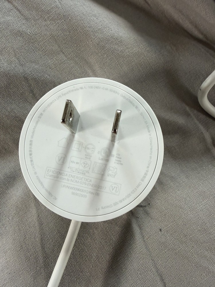 Grey Google Home Mini Model H0A w Power Cord and Nothing Else