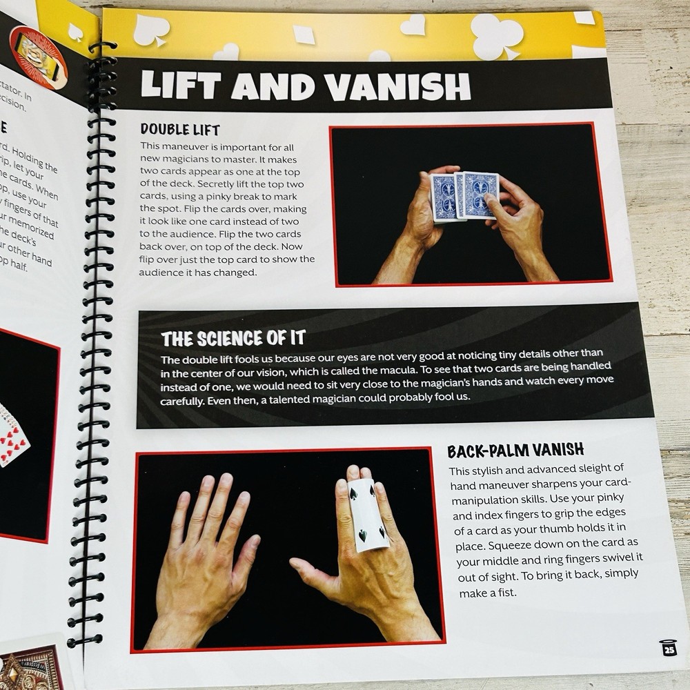 Professor Maxwell’s VR Magic Trick Book & 2 Unopened Magic Game Show Kits