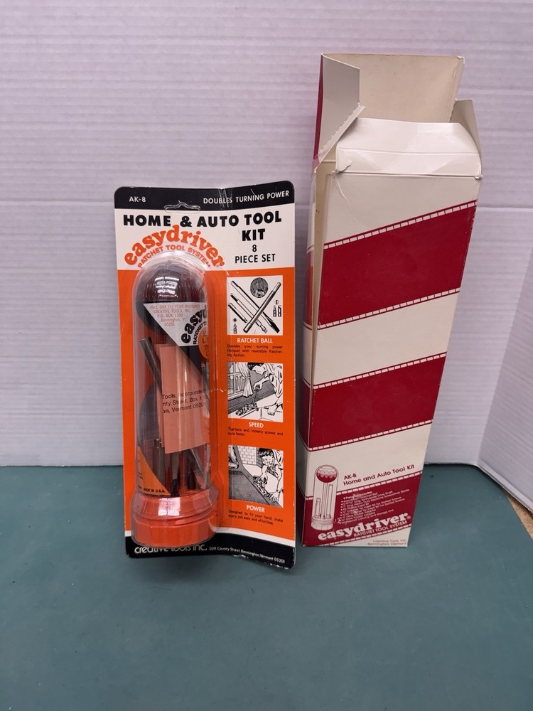 Vintage Creative Tools Easydriver Ratchet Ball Tool Set 101
