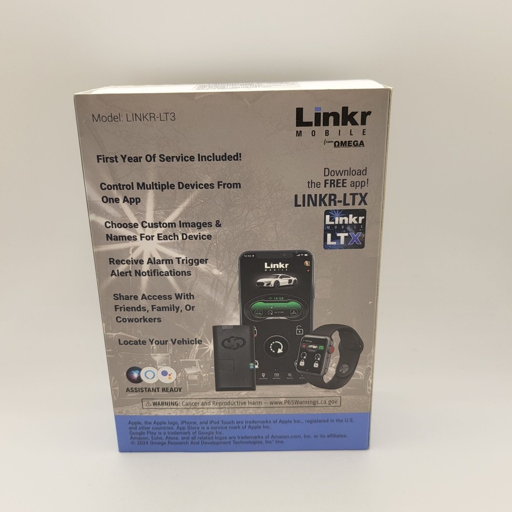 Omega LINKRLT3 LINKr Mobile SmartPhone Remote Start App iPhone & Android