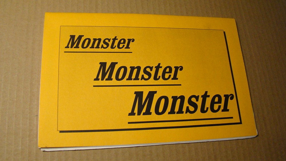 MONSTER MONSTER MONSTER *NICE COPY* ORIGINAL DUNGEONS DRAGONS MANUAL