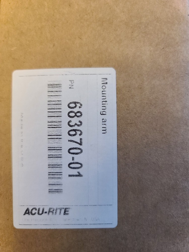 Acu-Rite #683670-01 DRO Mounting Arm