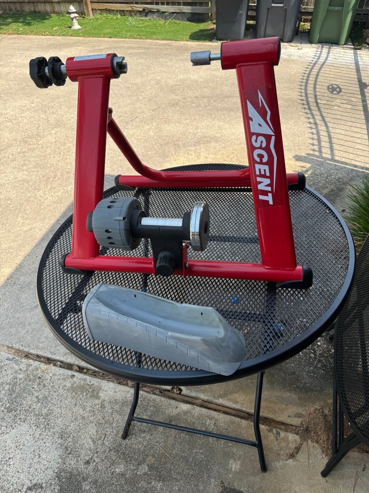Ascent bicycle (bike) trainer - Red
