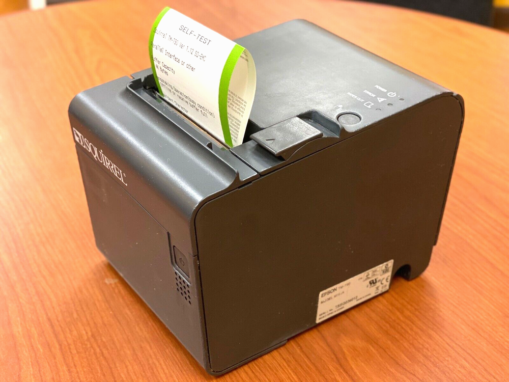 Epson TM-T90 Thermal Parallel Receipt Printer w/ Power Supply