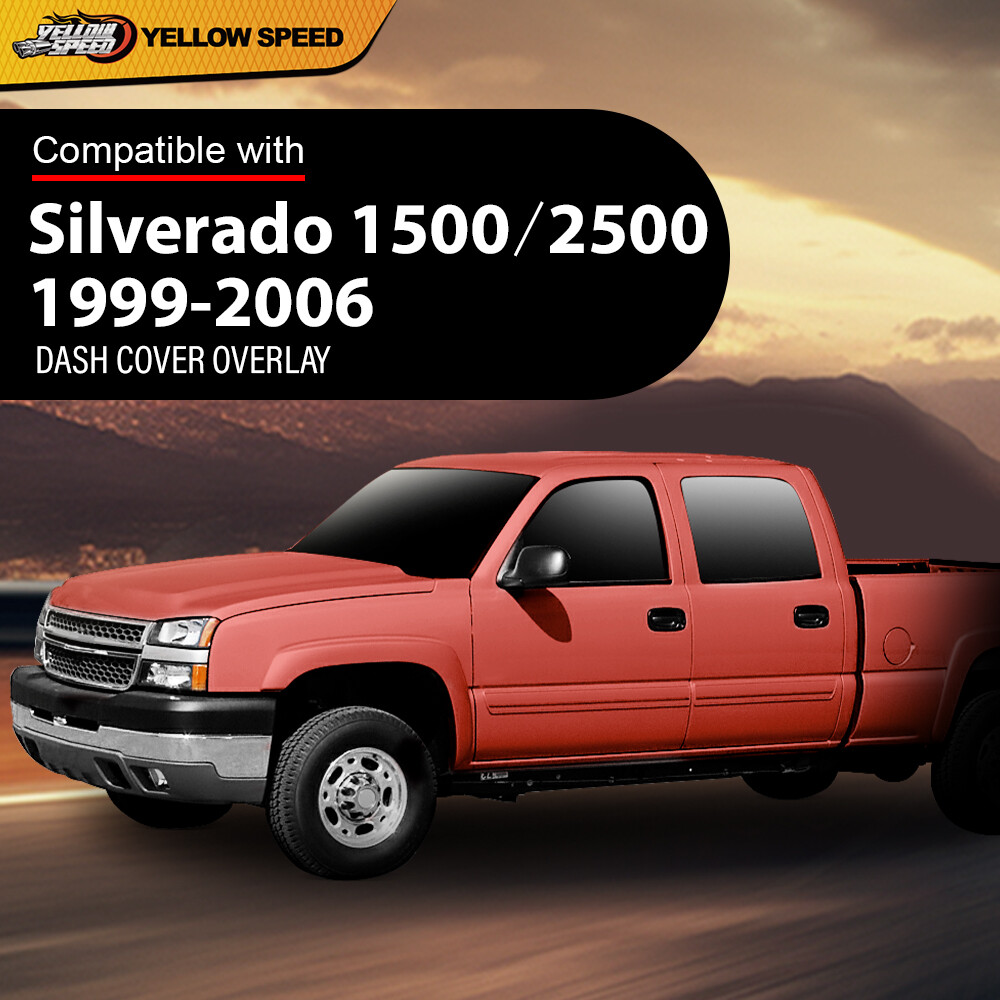 Fits 1999-2006 Chevy Silverado Sierra Molded Dash Cover Cap Board Overlay Gray