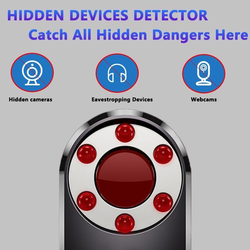 Mini Camera Detector GPS Tracker Finder Scanner Anti-Tracked Bug Prevent Monitor