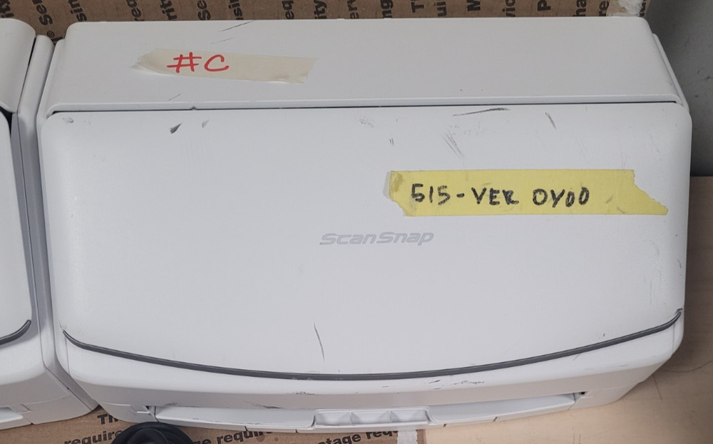 Fujitsu ScanSnap ix1600 Document Scanner No Adapter (TESTED)*Has Black Scratch