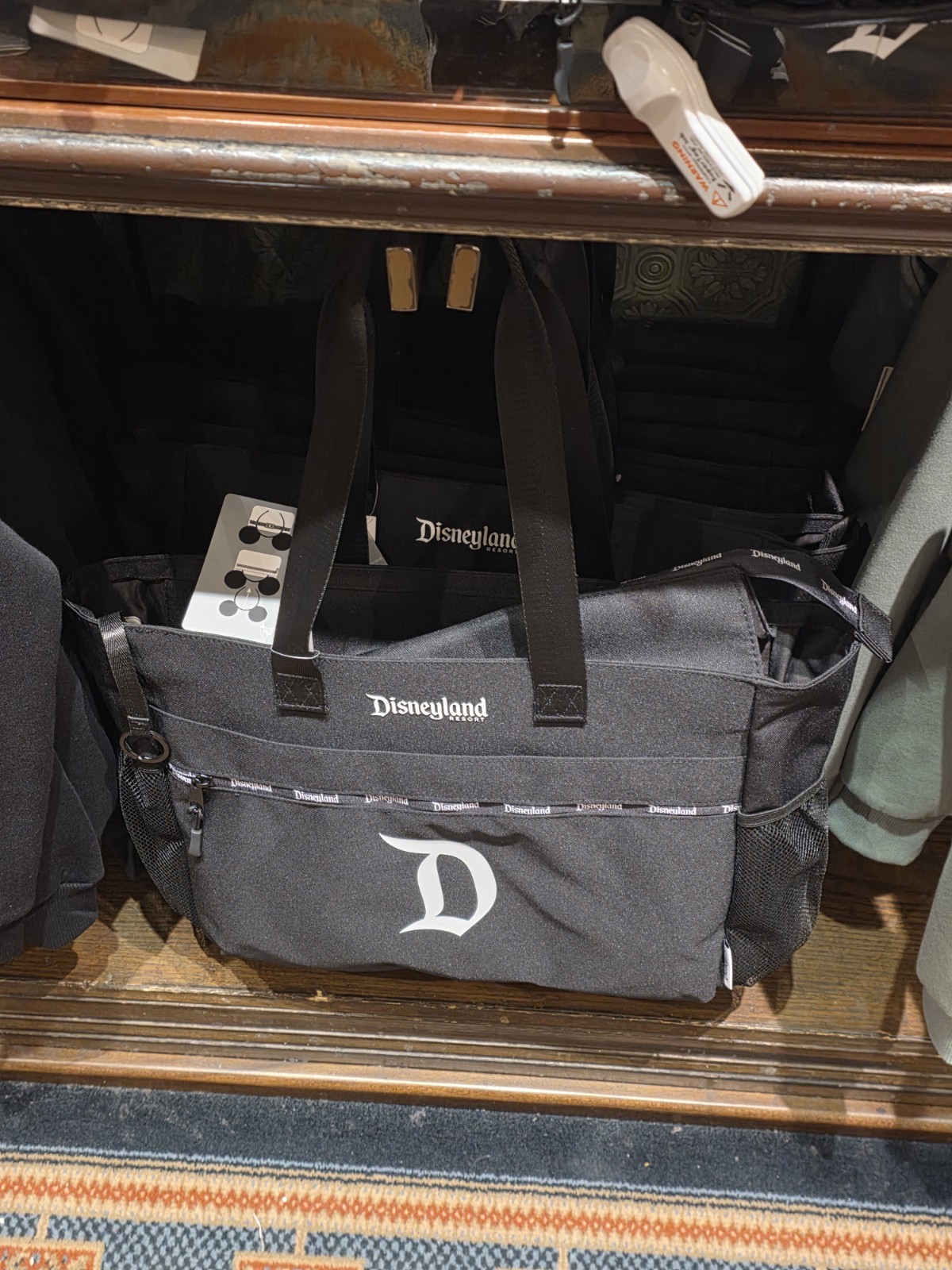 Disneyland - Black Long Tote Bag (New for 2026, with tags)