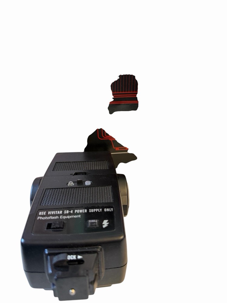Vivitar 283 Shoe Mount 35mm Camera Flash Auto Thyristor Great Shape Untested ￼