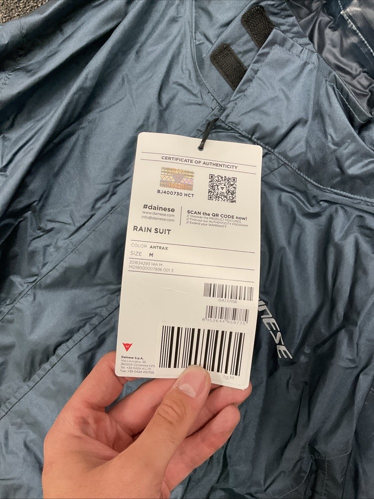 Dainese Motorcycle Rain Suit | Medium