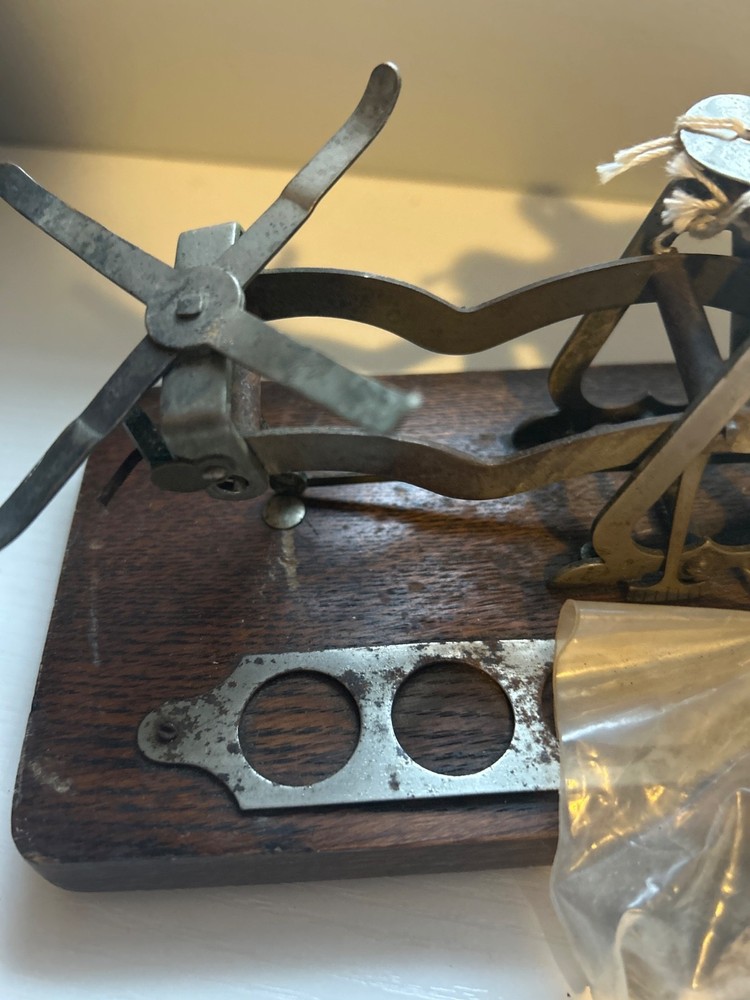 Antique mini balance scale