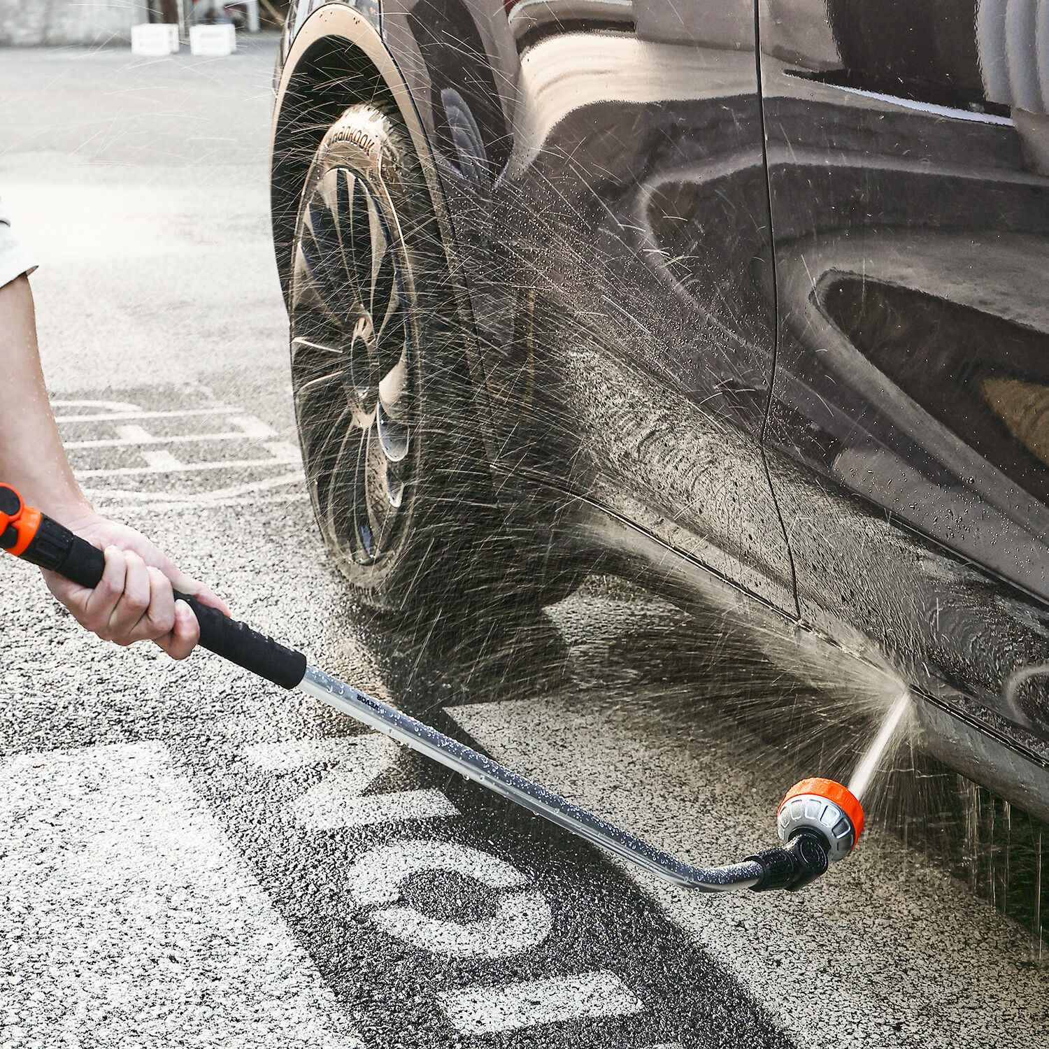 Garden Hose Watering Wand Heavy Duty 36 inch 8 Spray Patterns & 180° Swivel Head