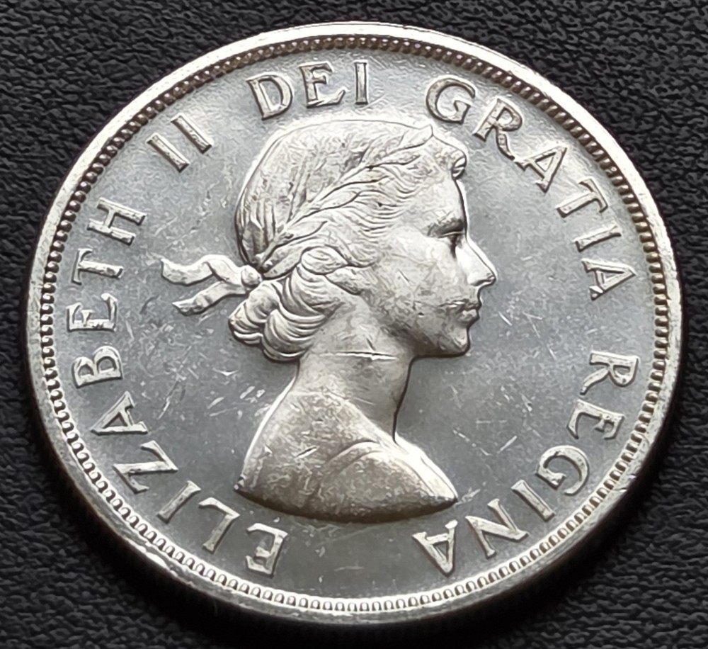 1963 Silver Dollar Canada - 80% Silver - Mint Condition