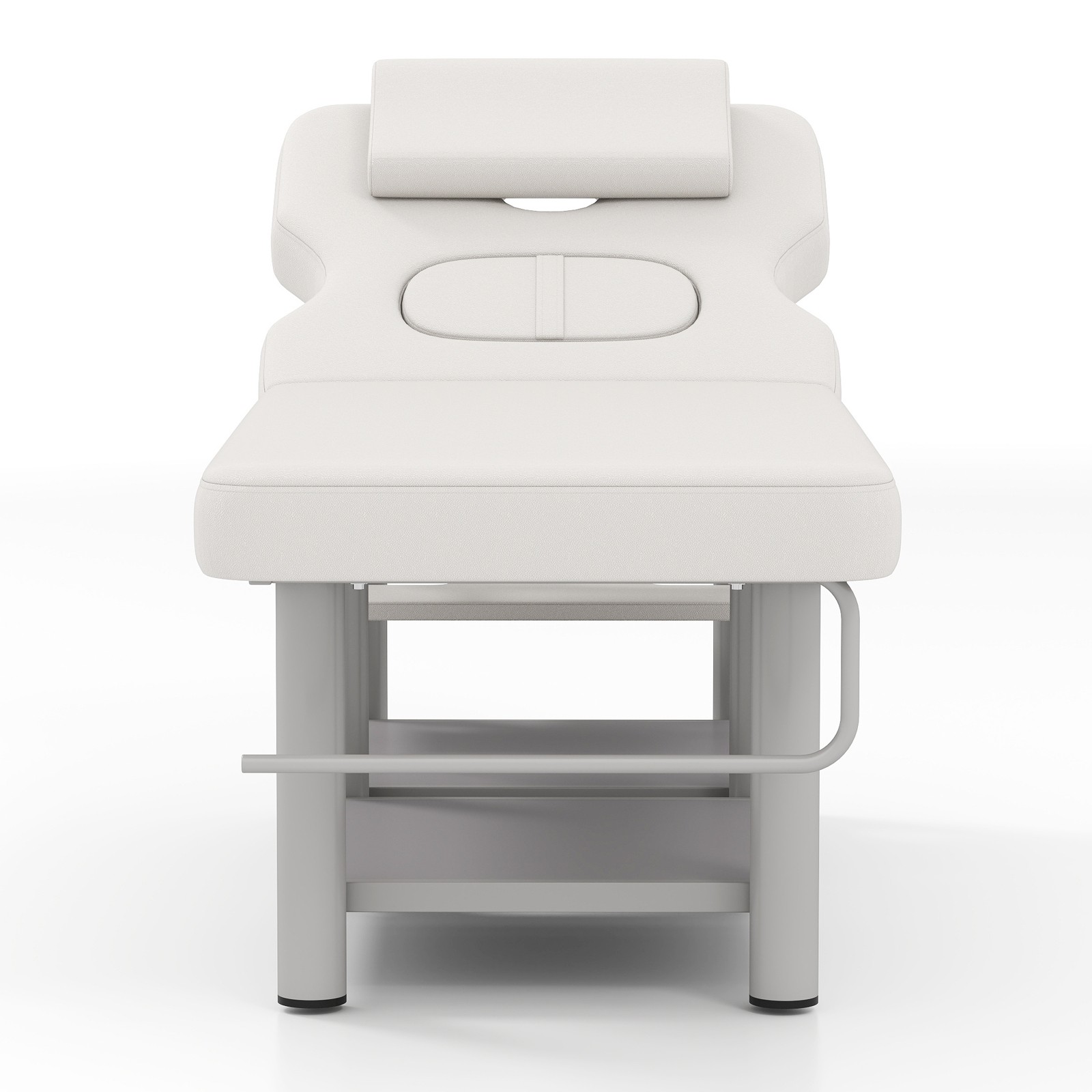 Pro Massage Treatment Table Facial Bed Adjust Backrest Open-Chest Salon Beauty