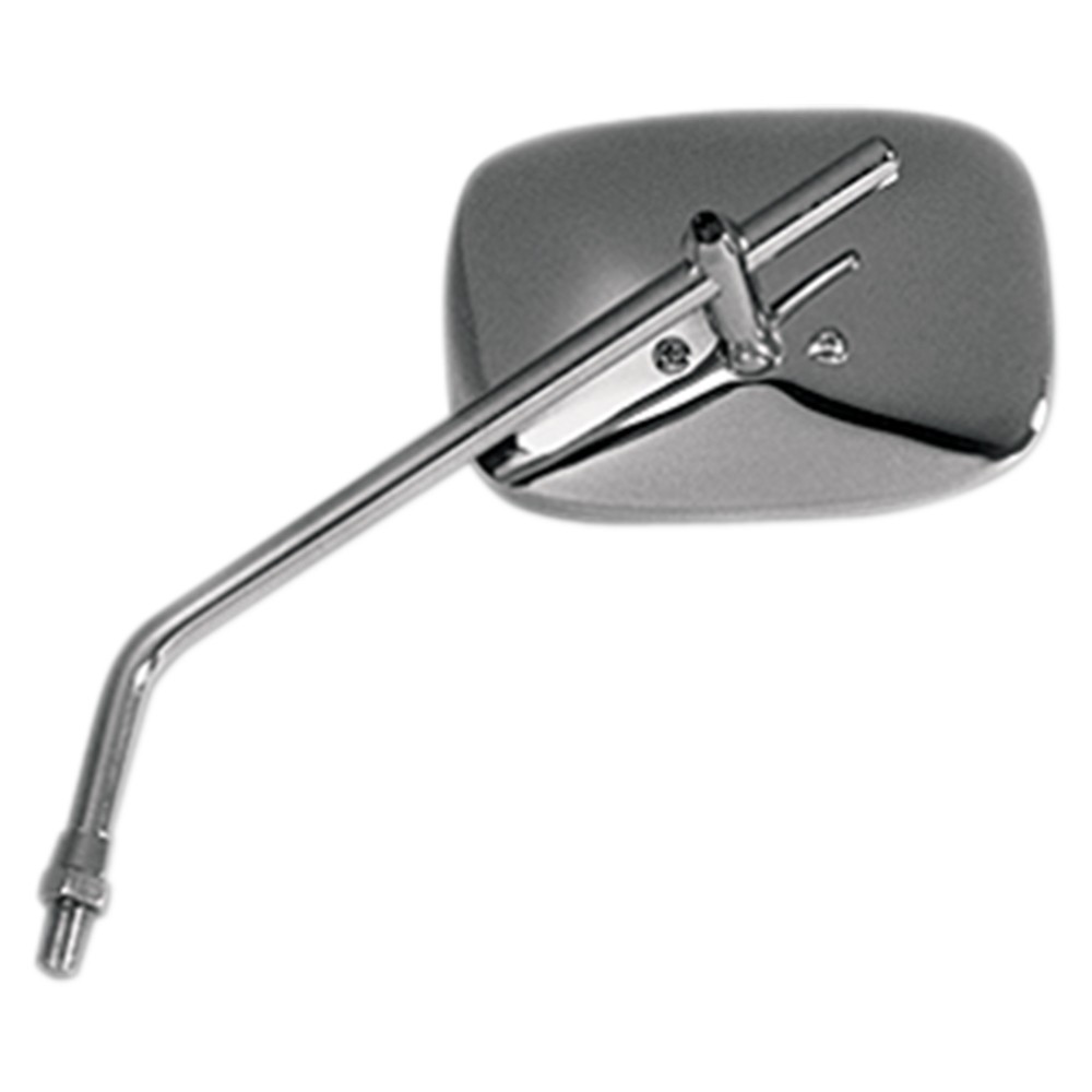 Emgo Universal Rectangular Mirror - Chrome - 10mm Thread - 20-21710