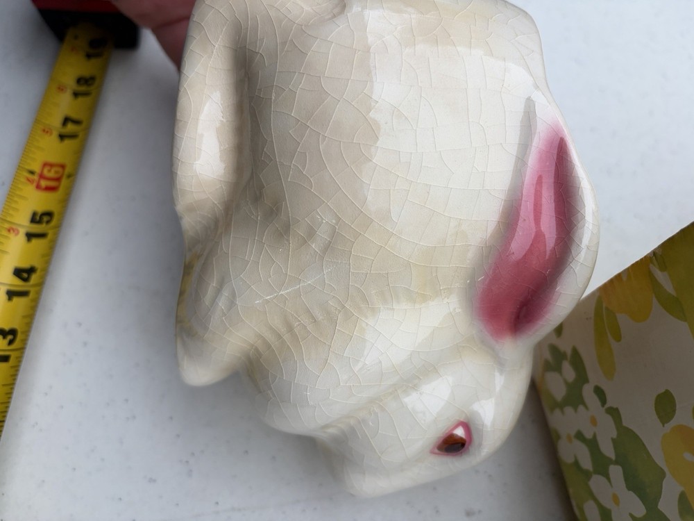 Avon Easter Bunny Planter Candle Holder