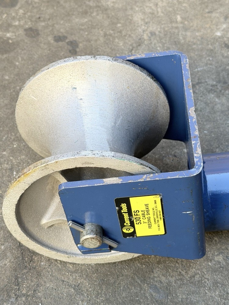 CURRENT TOOLS 530FS 3" CABLE FEEDING SHEAVE #2