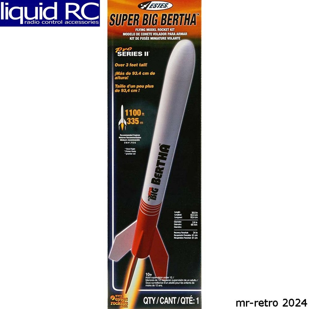 Estes 9719 Super Big Bertha Rocket Kit Skill Level 5