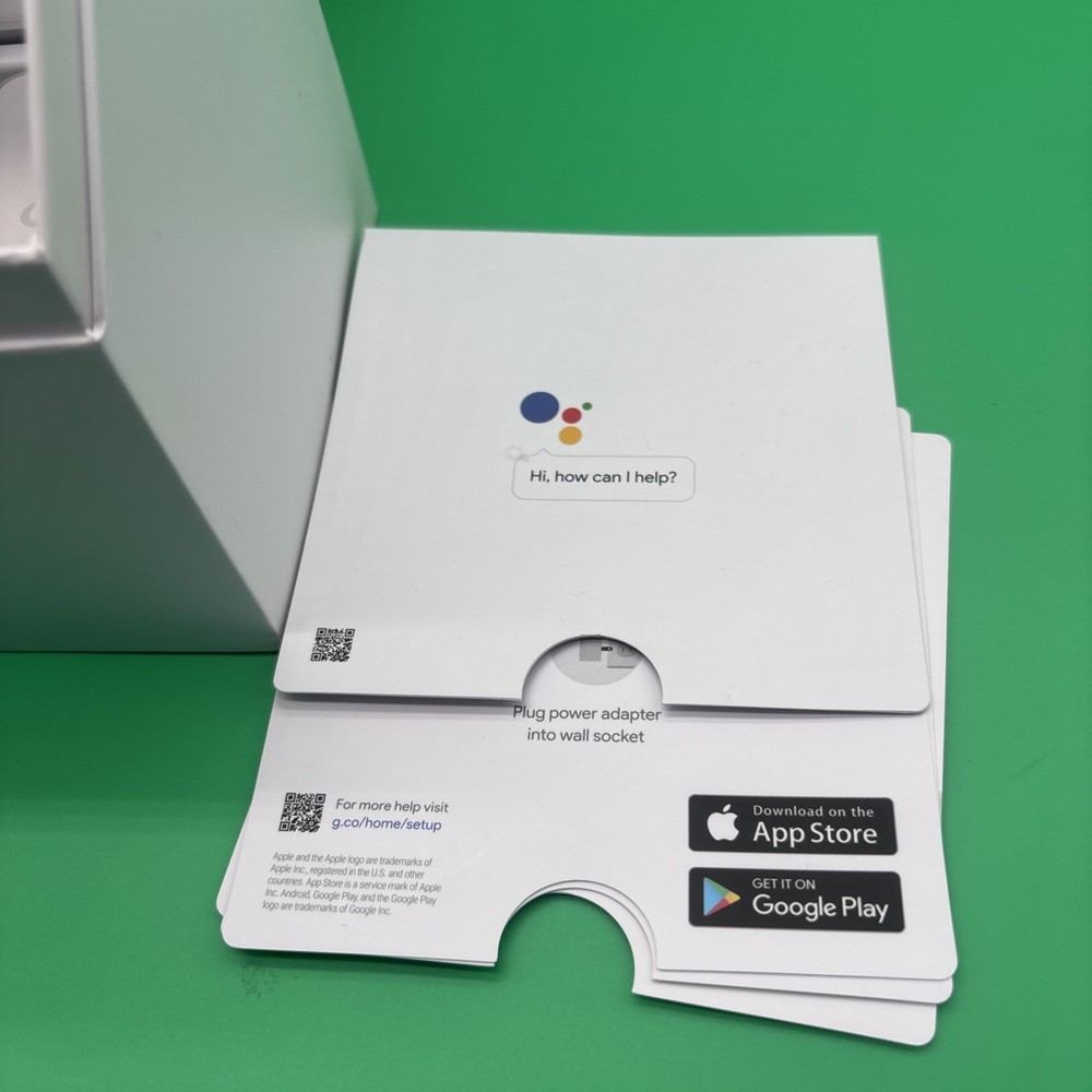 Google Home Smart Assistant - White Slate (US)