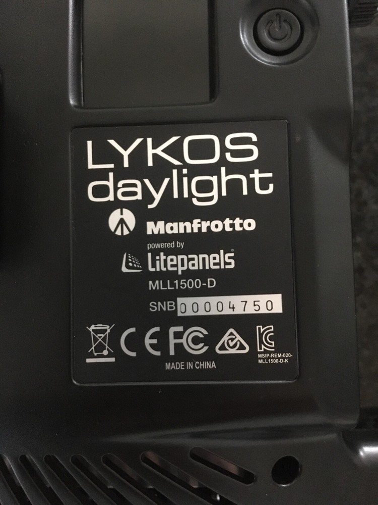 Lykos daylight Manfrotto