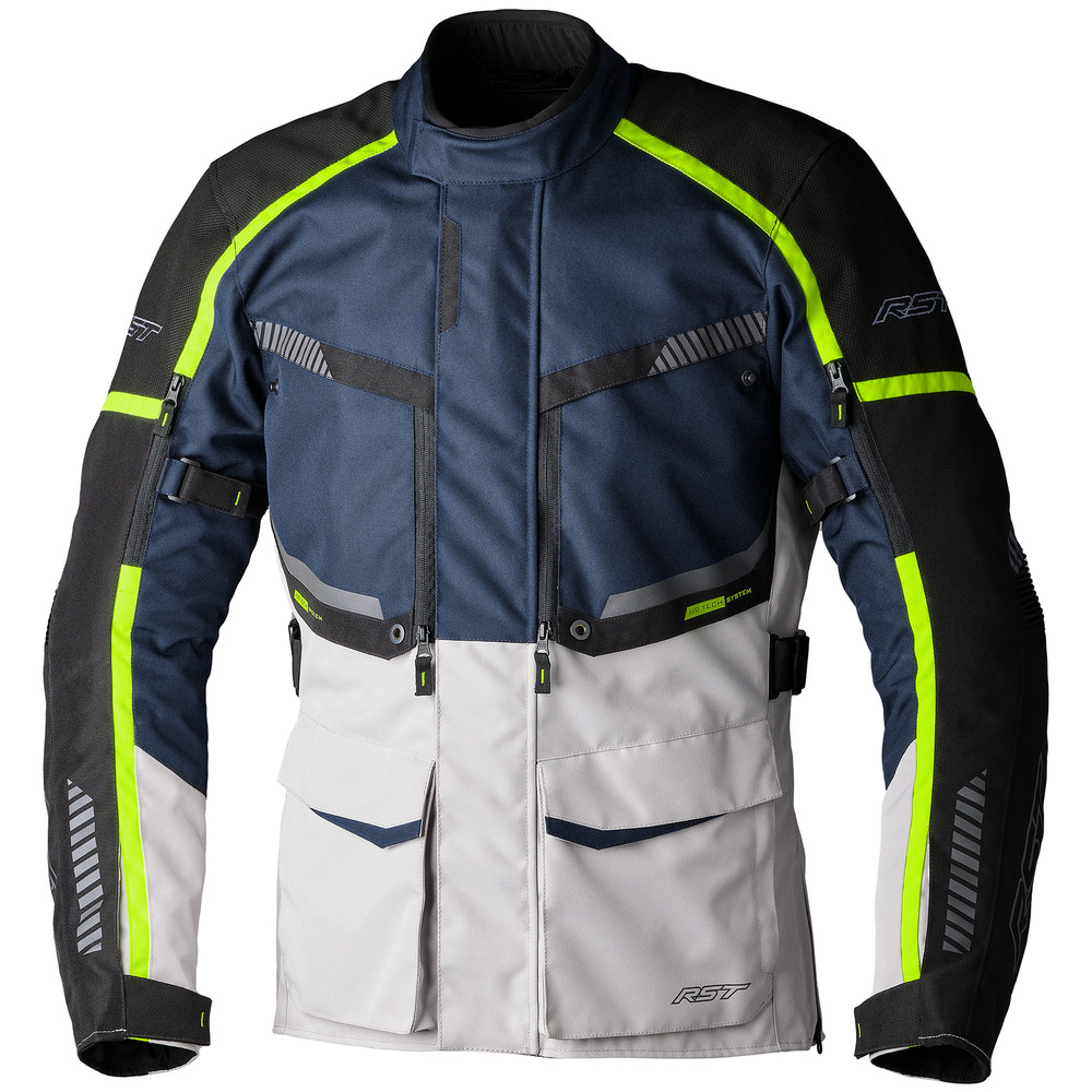 RST Maverick Evo CE Mens Textile Jacket - Navy / Silver