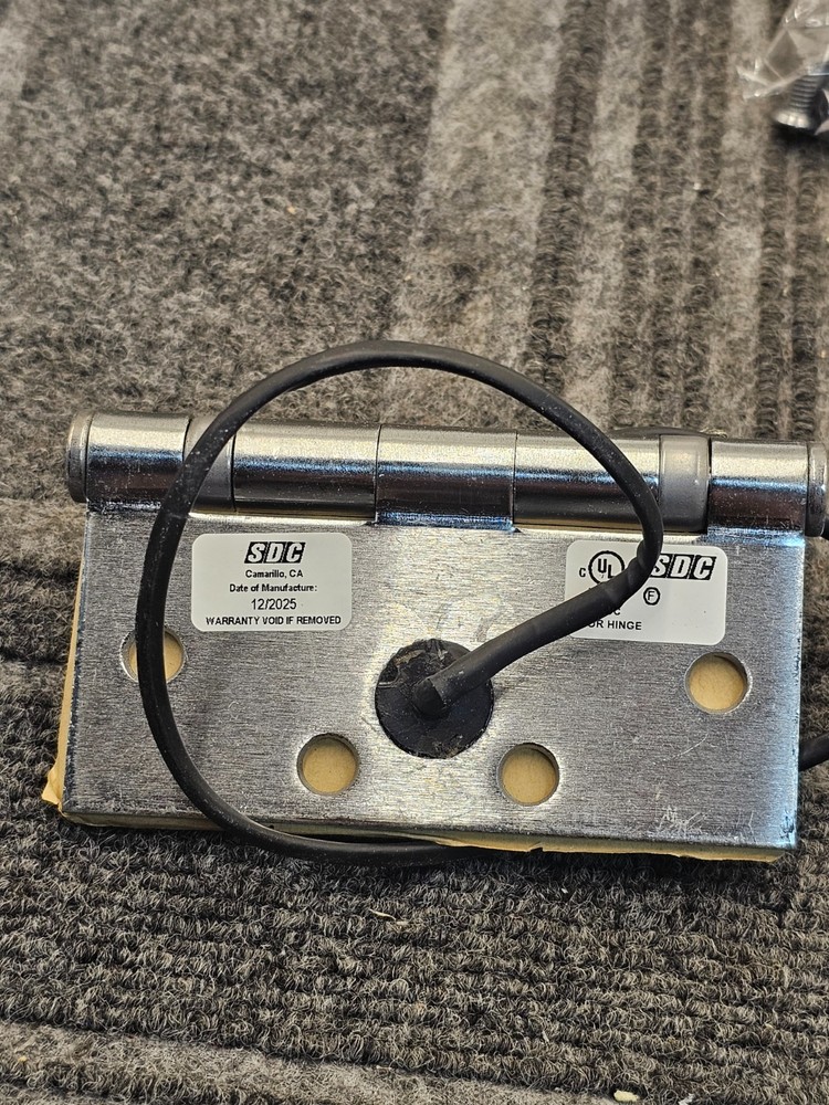 SDC PTH-2+4Q Security Door Controls Electric Power Transfer Hinge Access Control