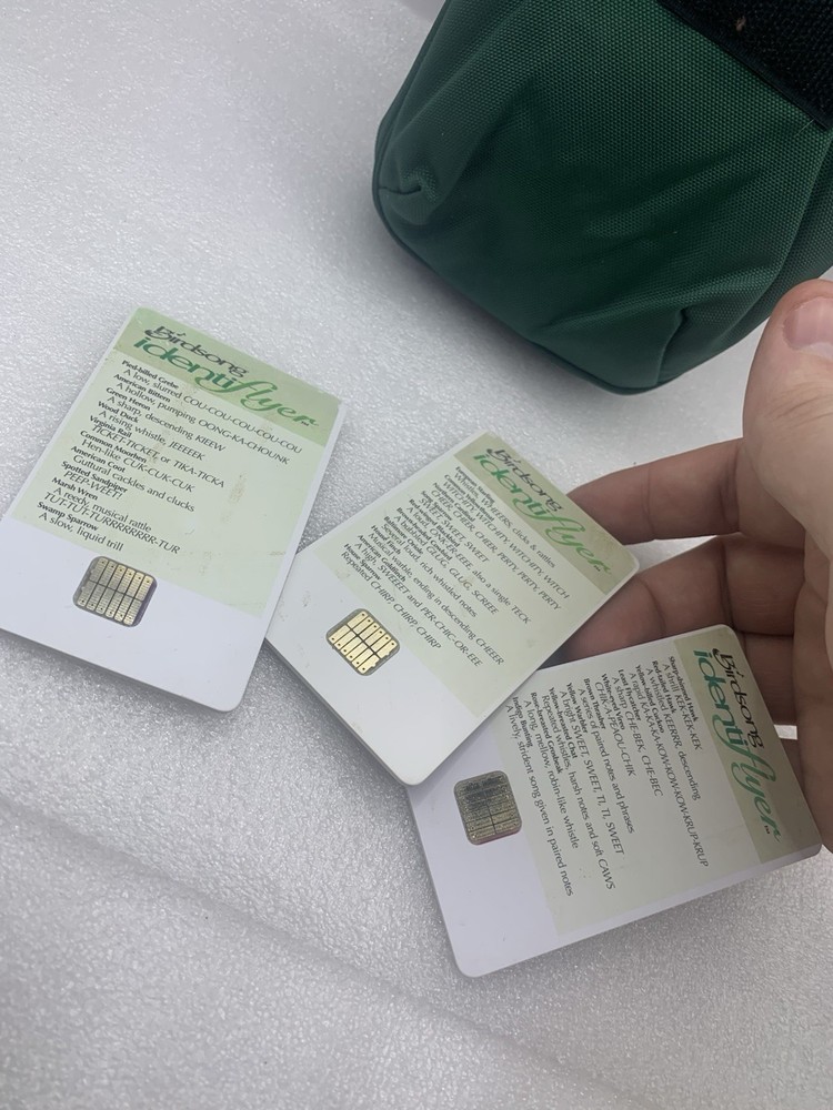 Birdsong Identiflyer Handheld Device + 3 Cards (Doesn’t Work) BF