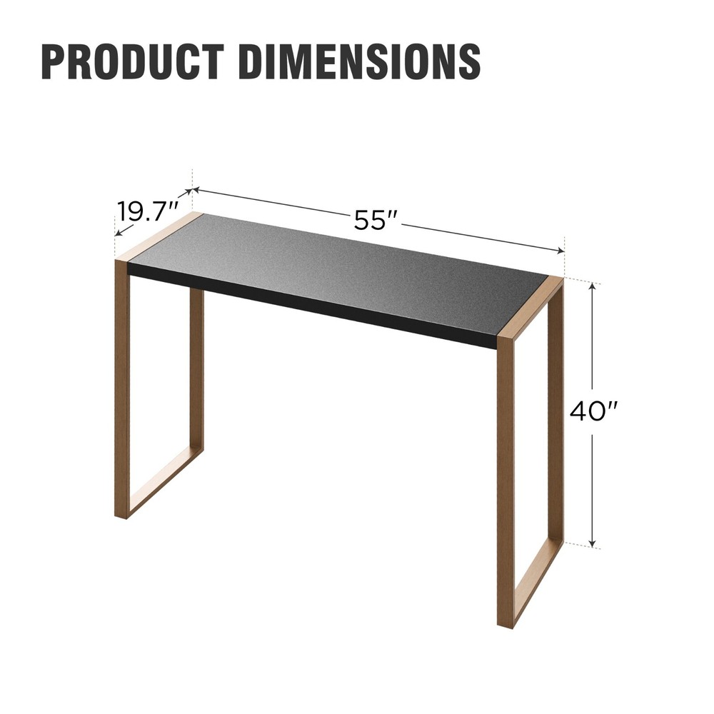 40'' Patio Bar Table Outdoor Bar Height Table Counter Height Table Rectangular