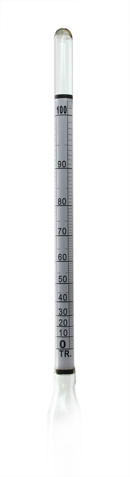 HYDROMETER - ALCOHOL, 0 - 200 PROOF and Tralle