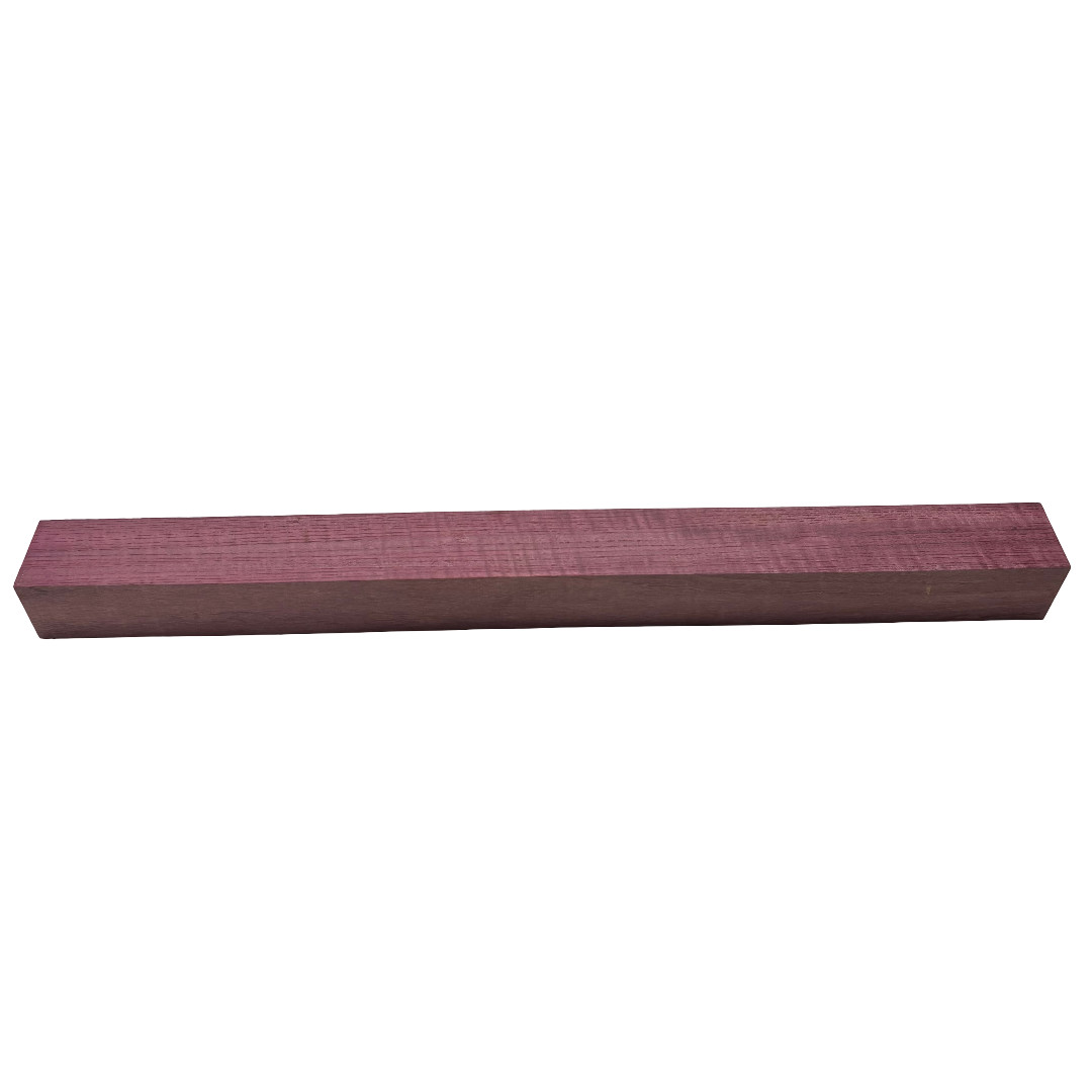 Flame Purpleheart Square Turning Wood Blanks- Various Sizes- Free US Shipping