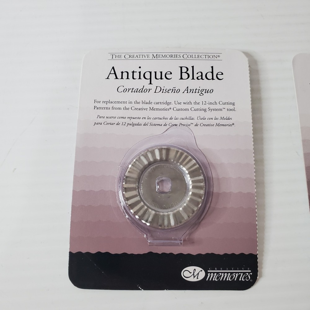 Creative Memories Antique & Arabesque Replacement Blades For Cutting System New