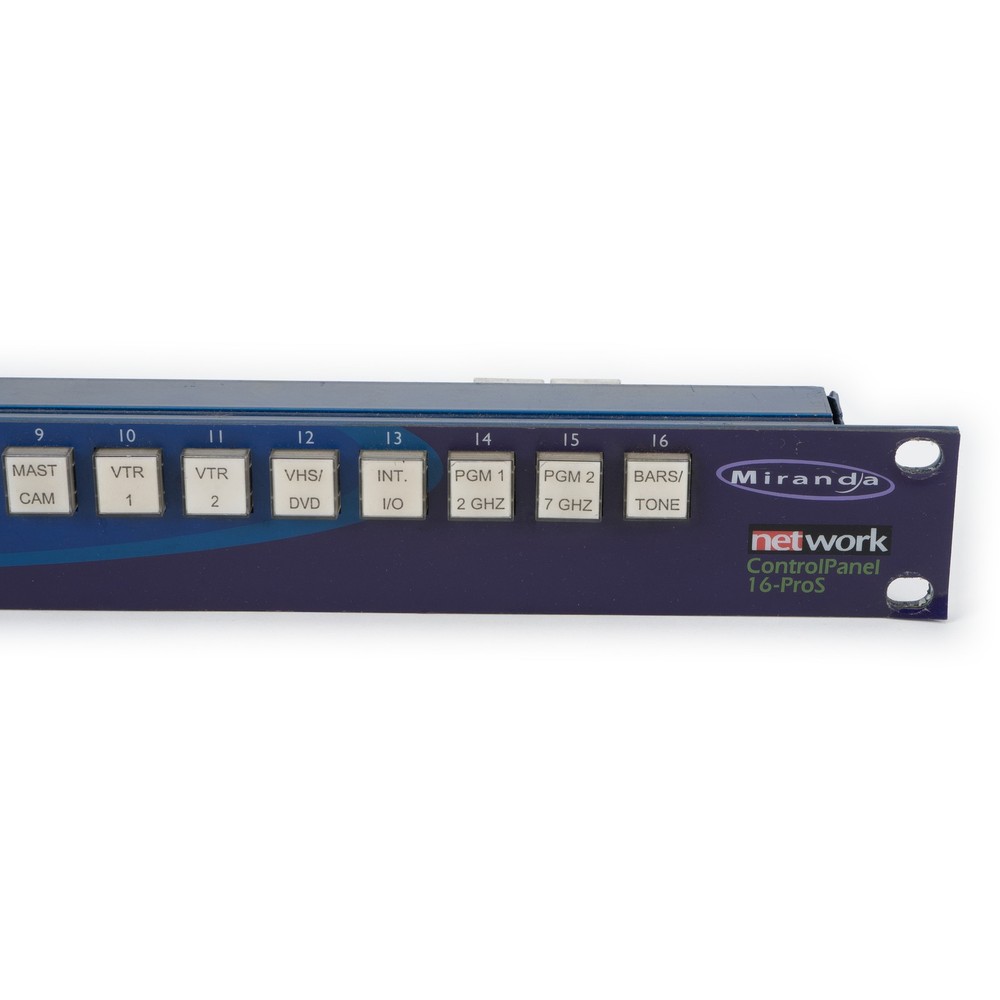 Miranda / VikinX Single Bus Control Panel 16-ProS NTW-P-16-ProS 001