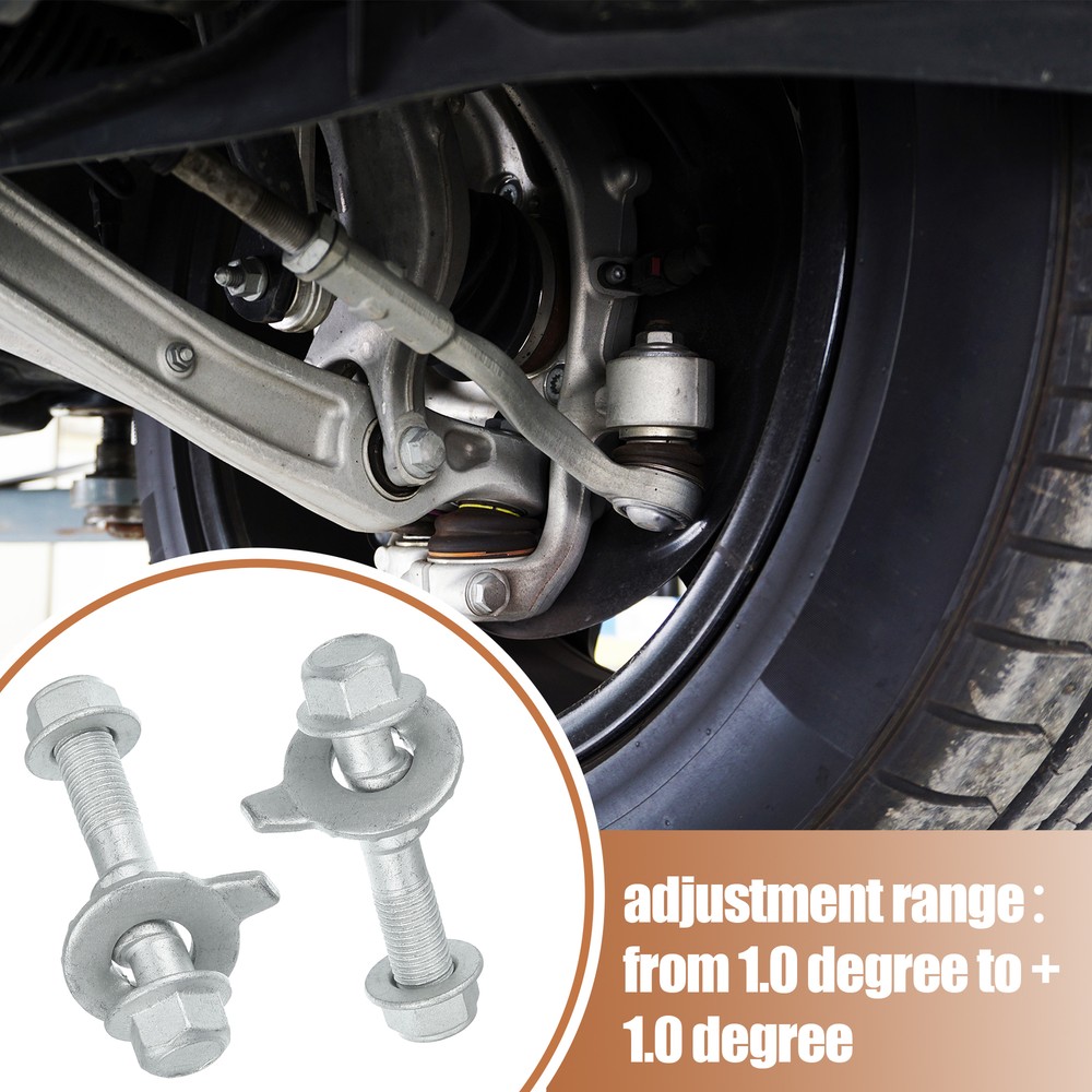 Pack(2) Alignment Camber Caster Castor Adjusting Bolt Kit for Dodge for Honda