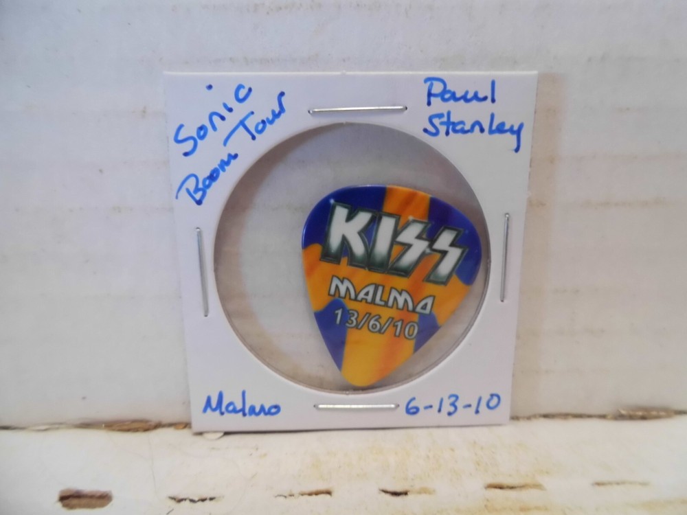 KISS "PAUL STANLEY" 6/13/2010 GUITAR PICK~READ DESCRIPTION #11~3